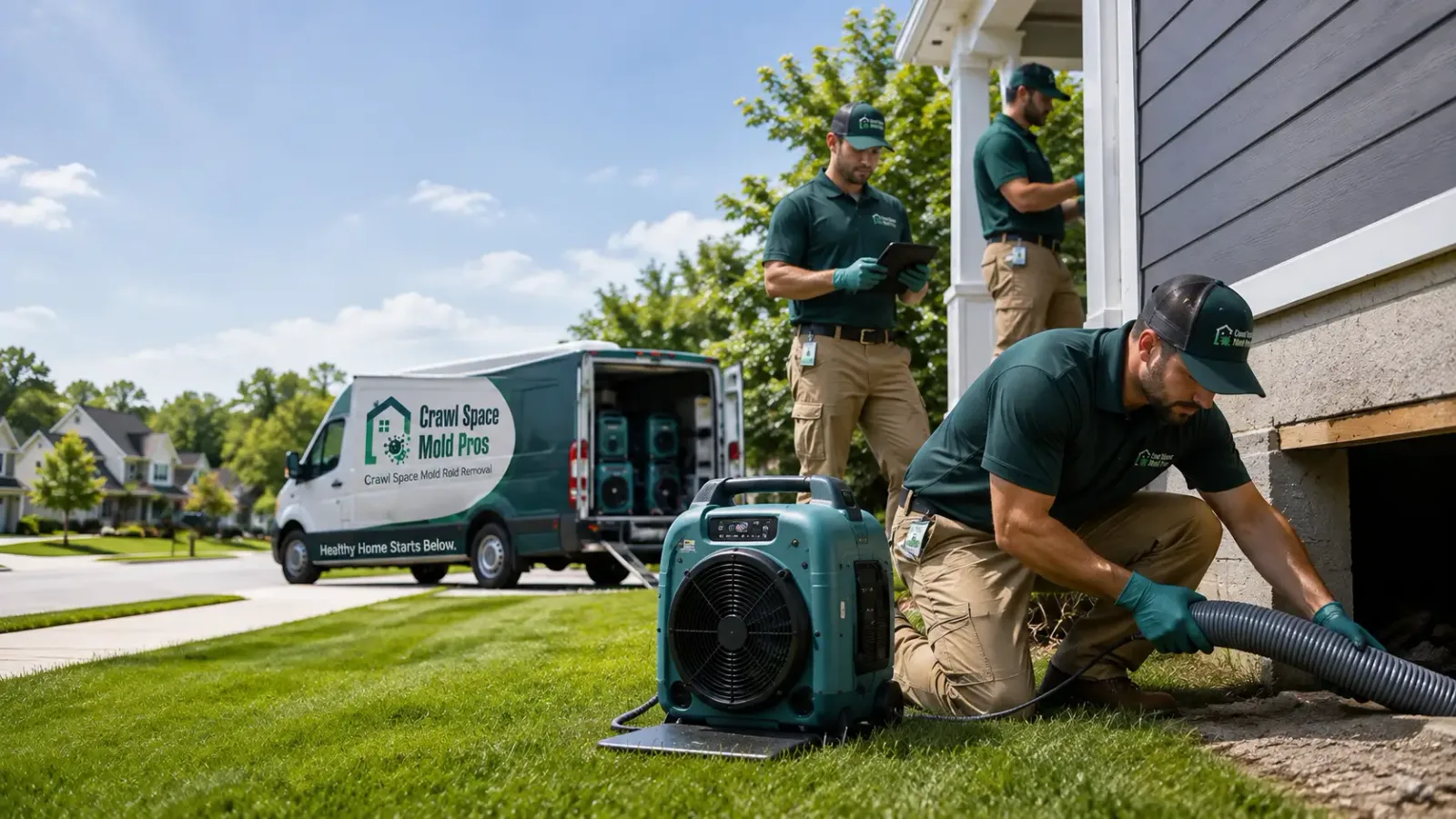 Crawl Space Mold Removal in Ponderay, ID